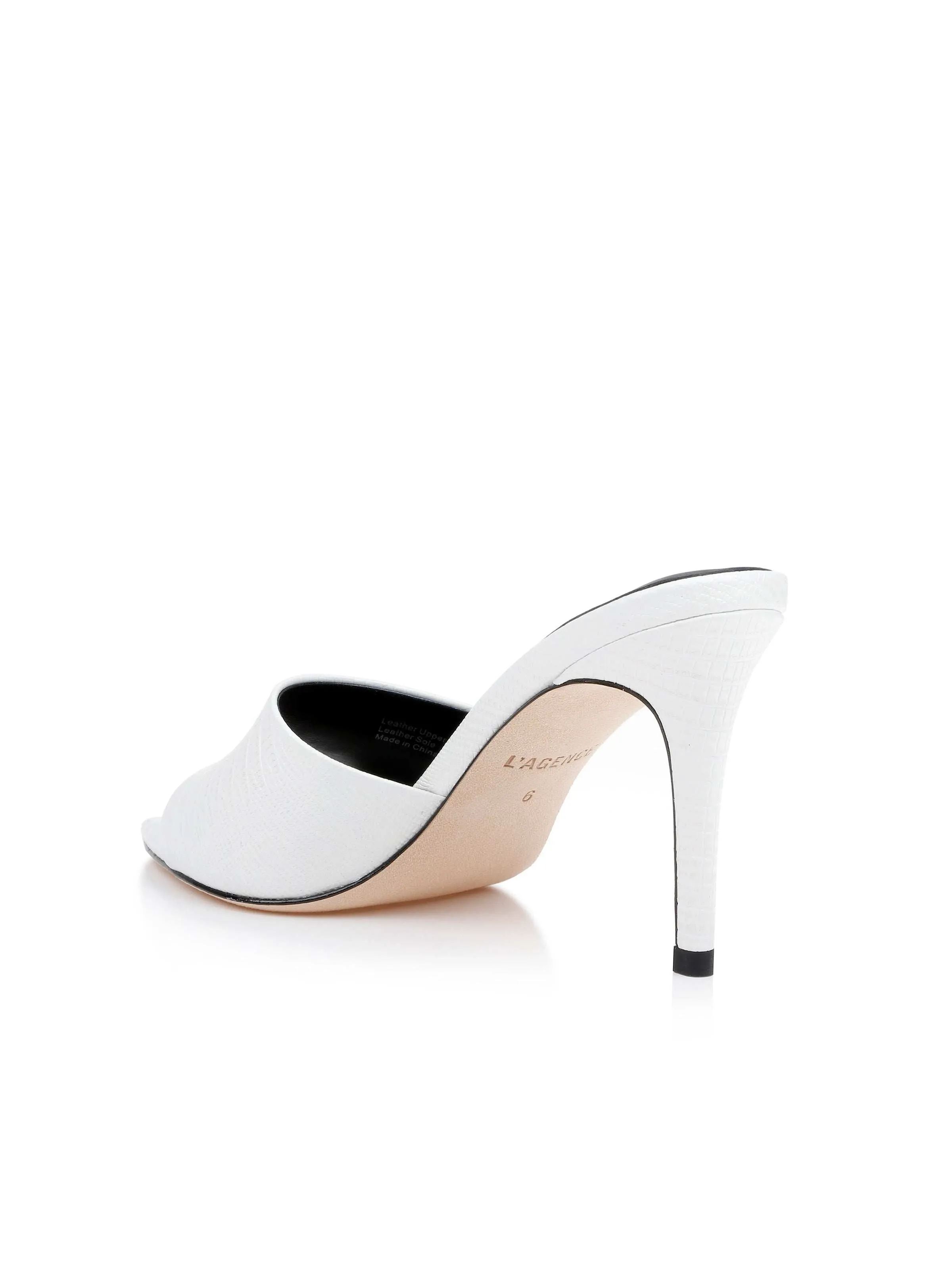Lolita Leather Open-Toe Mule