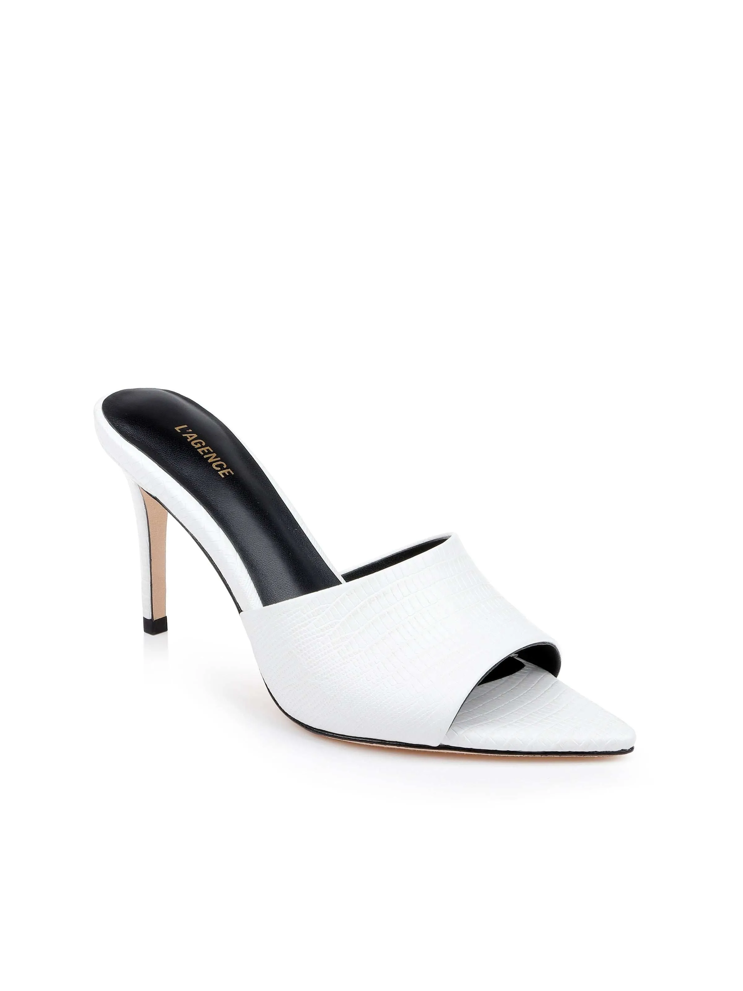 Lolita Leather Open-Toe Mule