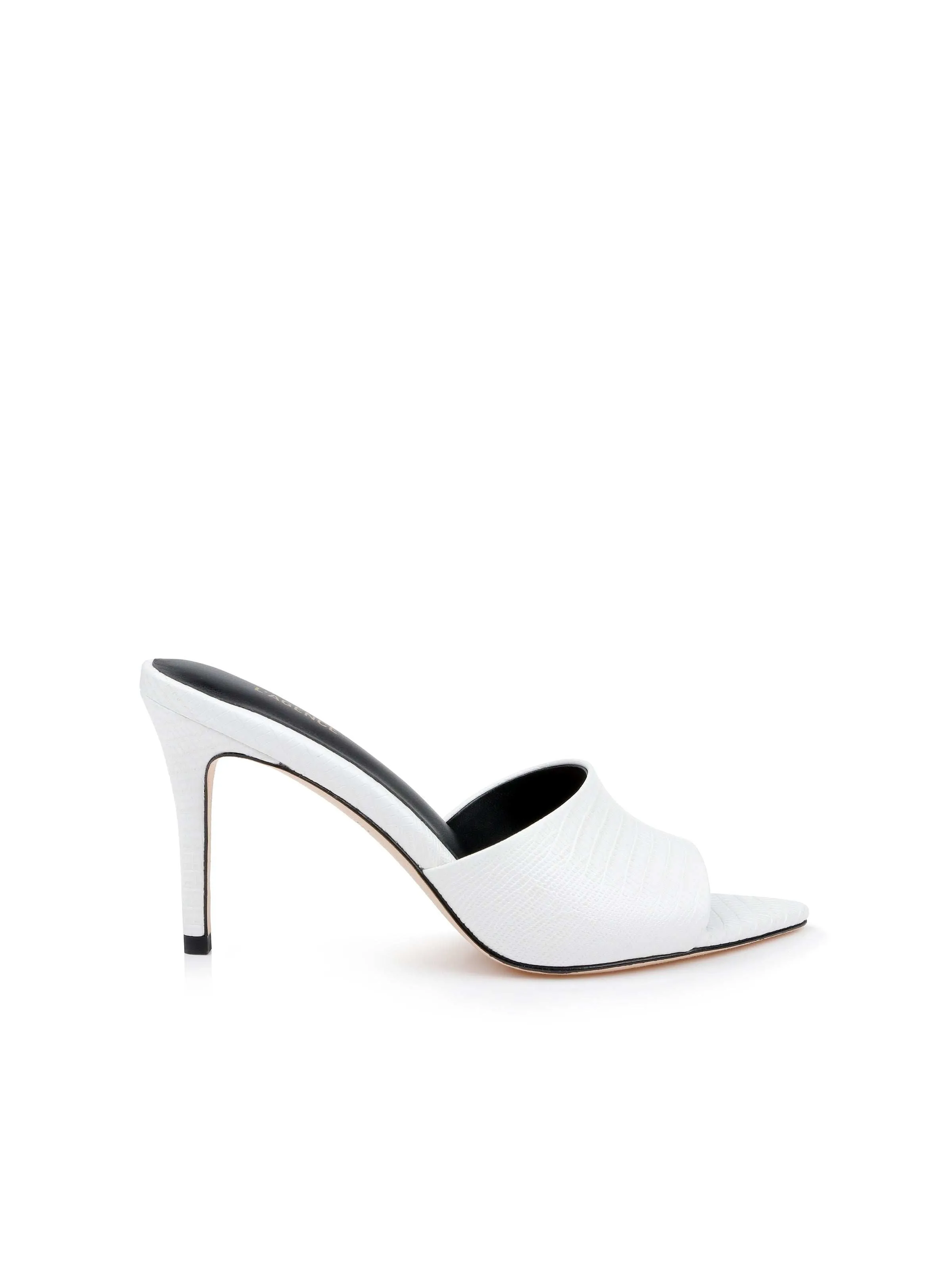 Lolita Leather Open-Toe Mule