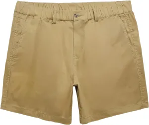 maamgic Men's Classic-fit 5.5" Cotton Casual Shorts Elastic Waistband with Multi-Pocket Daily Wear Walking Summer Outfit