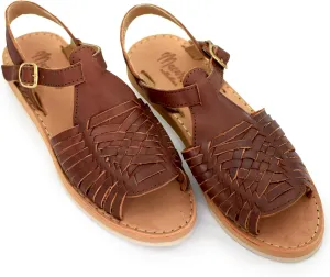 Macarena Collection Womens Shoes Leather Sandals for Women | Huarache Handmade Mexican Sandals Women | Comfortable & Stylish Womens Sandals 3044