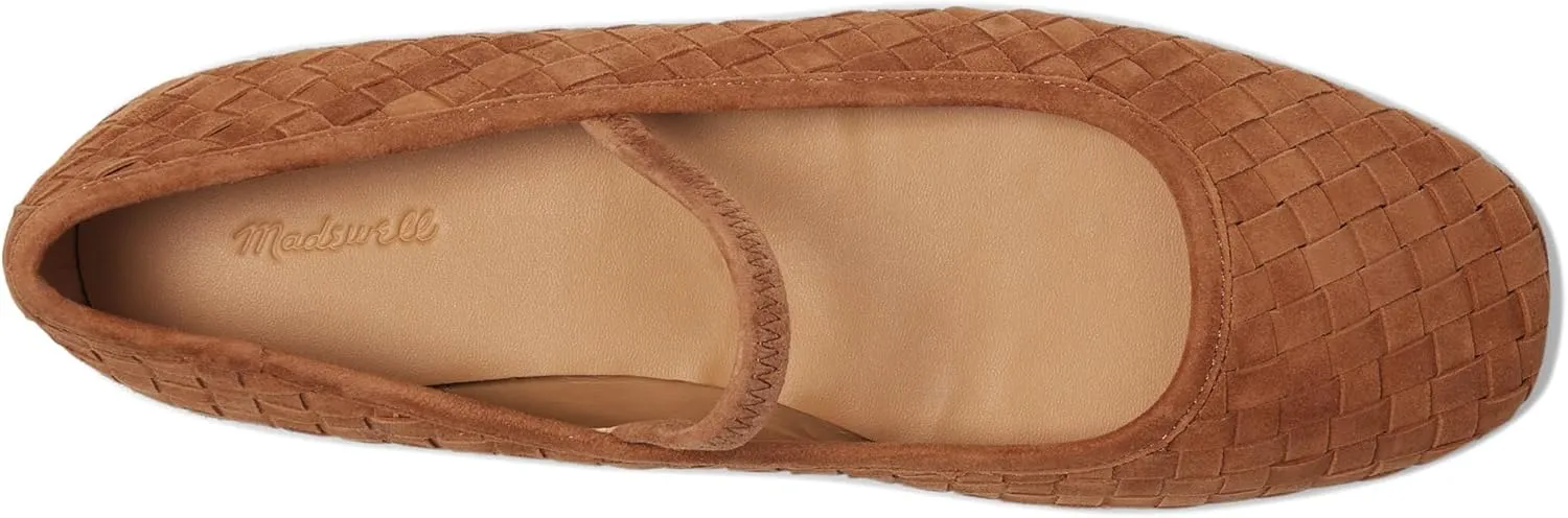 Madewell Women's Greta Elastic Mary Jane Flat