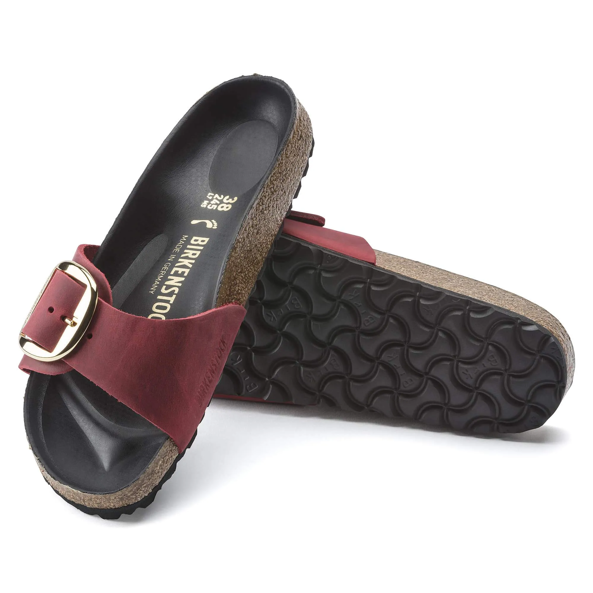 Madrid Big Buckle Oiled Leather
