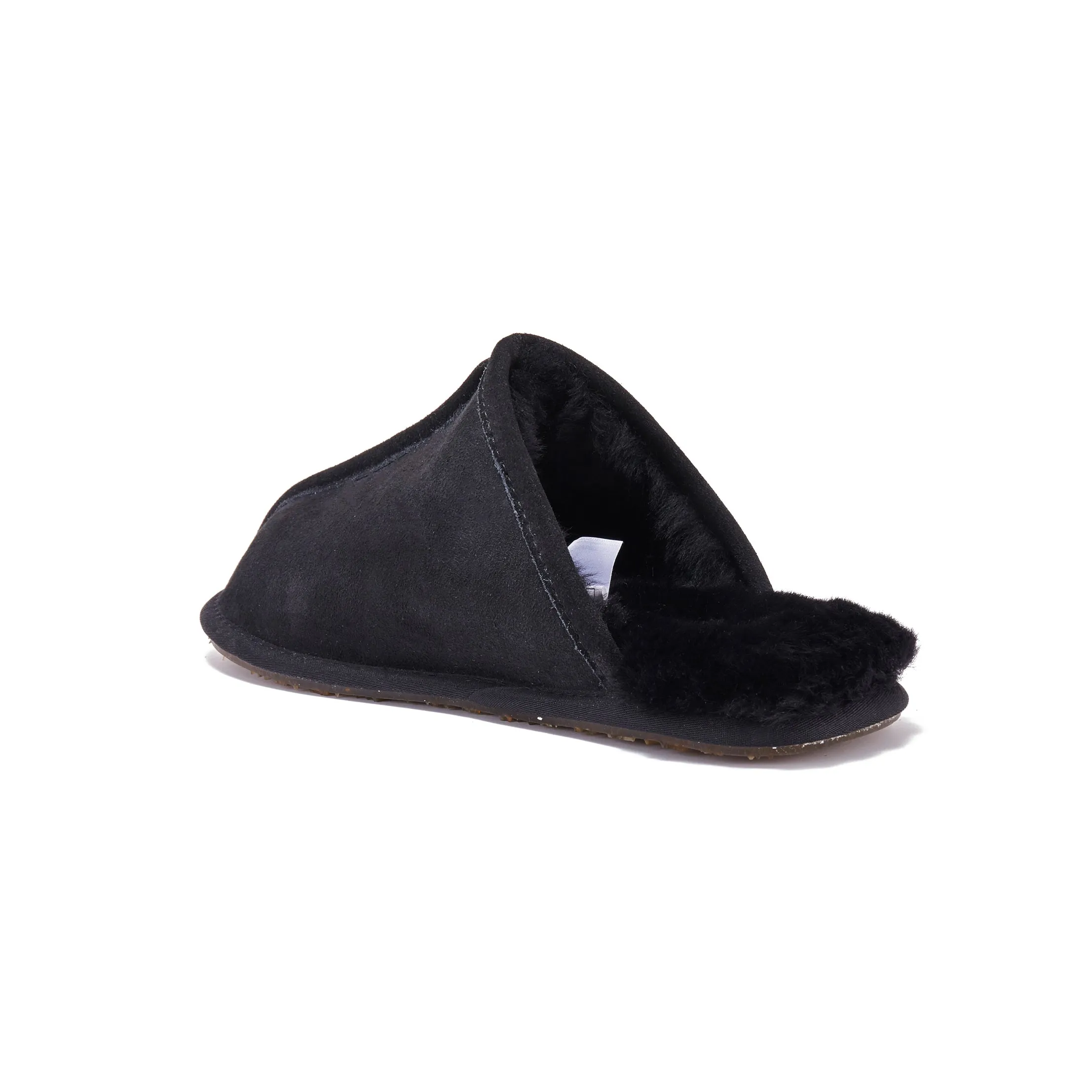 MENS CLOSED MULE BLACK