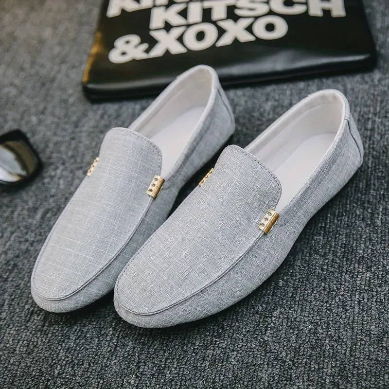 Men's Loafer Shoes, Breathable Lightweight Non-Slip Slip On Shoes, Men's Shoes, Spring and Summer