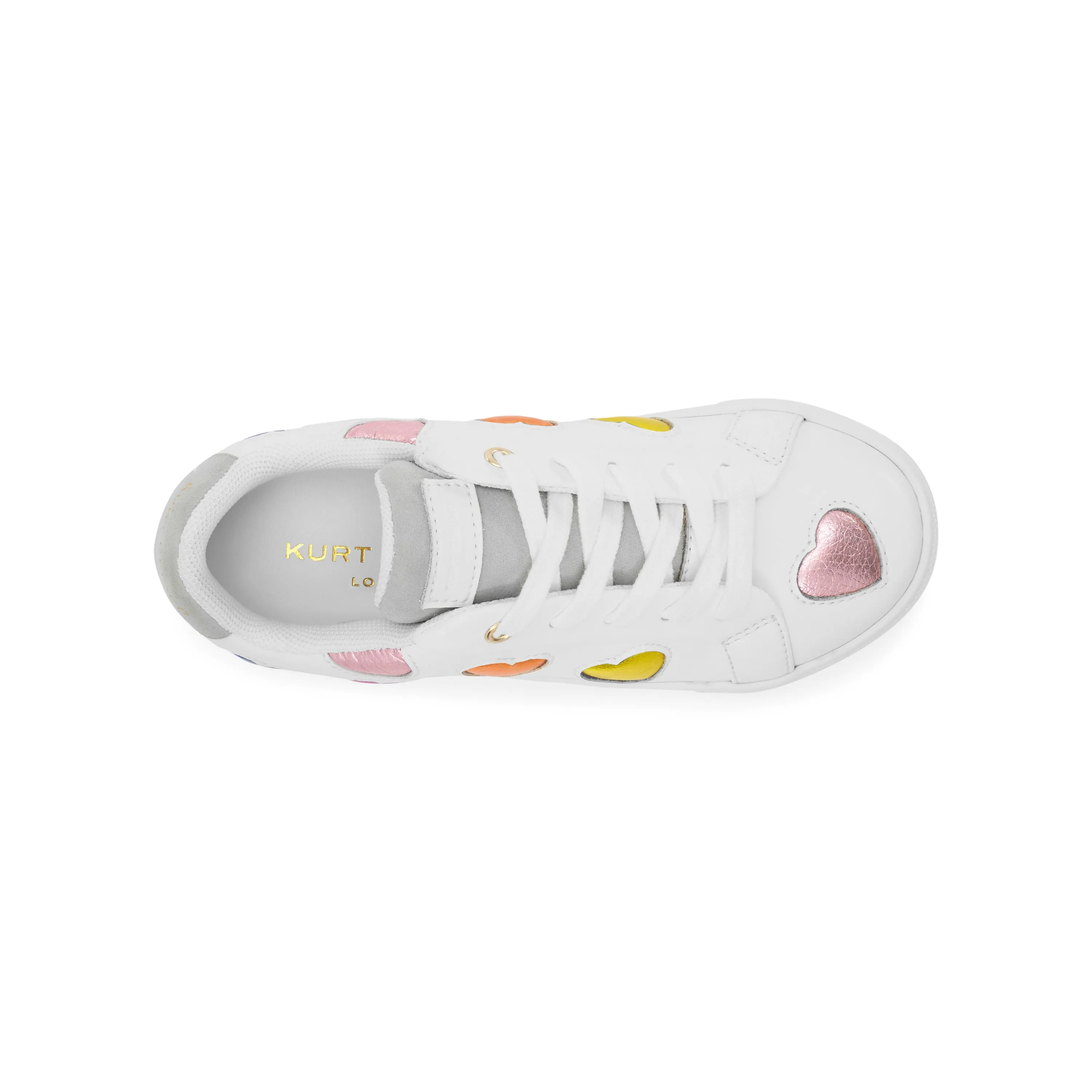 Mini Lane Love Sneaker - Big Kid White
