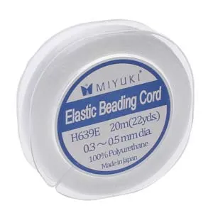 Miyuki Elastic, 0.5mm, 20 Meter | 日本彈性魚線, 水晶線, 0.5mm, 20米