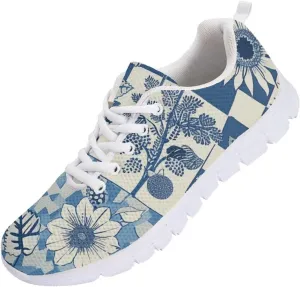 Modysero Shoes for Women Lace Up Tennis Shoes Daily Casual Womens Running Shoes with Mesh Breathable Ladies Footwear