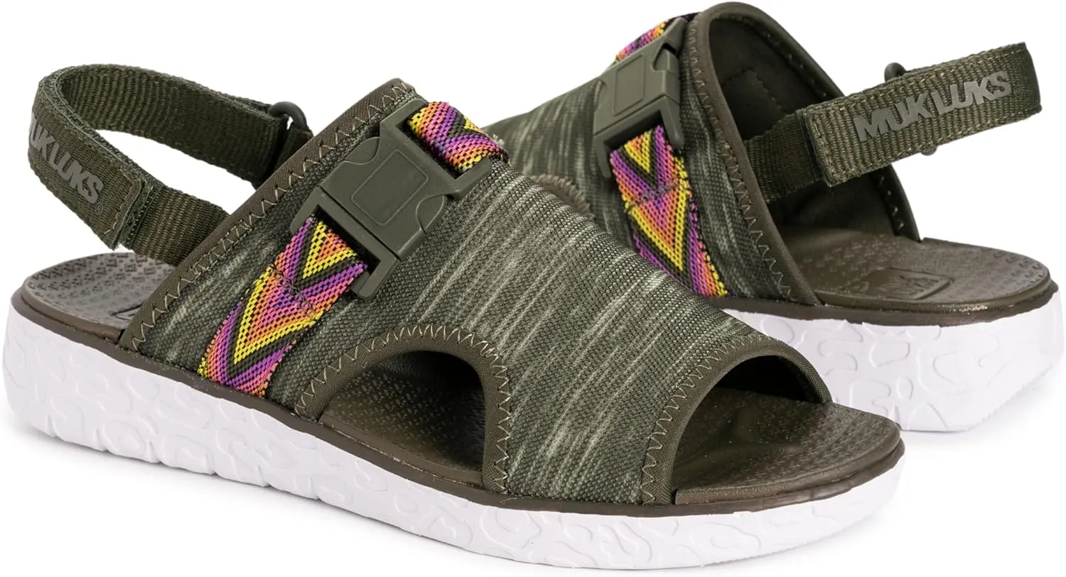 MUK LUKS Women's Boardwalk Parade Sandal