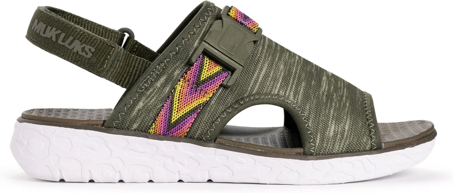 MUK LUKS Women's Boardwalk Parade Sandal