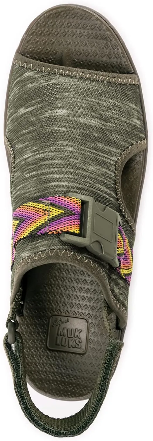 MUK LUKS Women's Boardwalk Parade Sandal