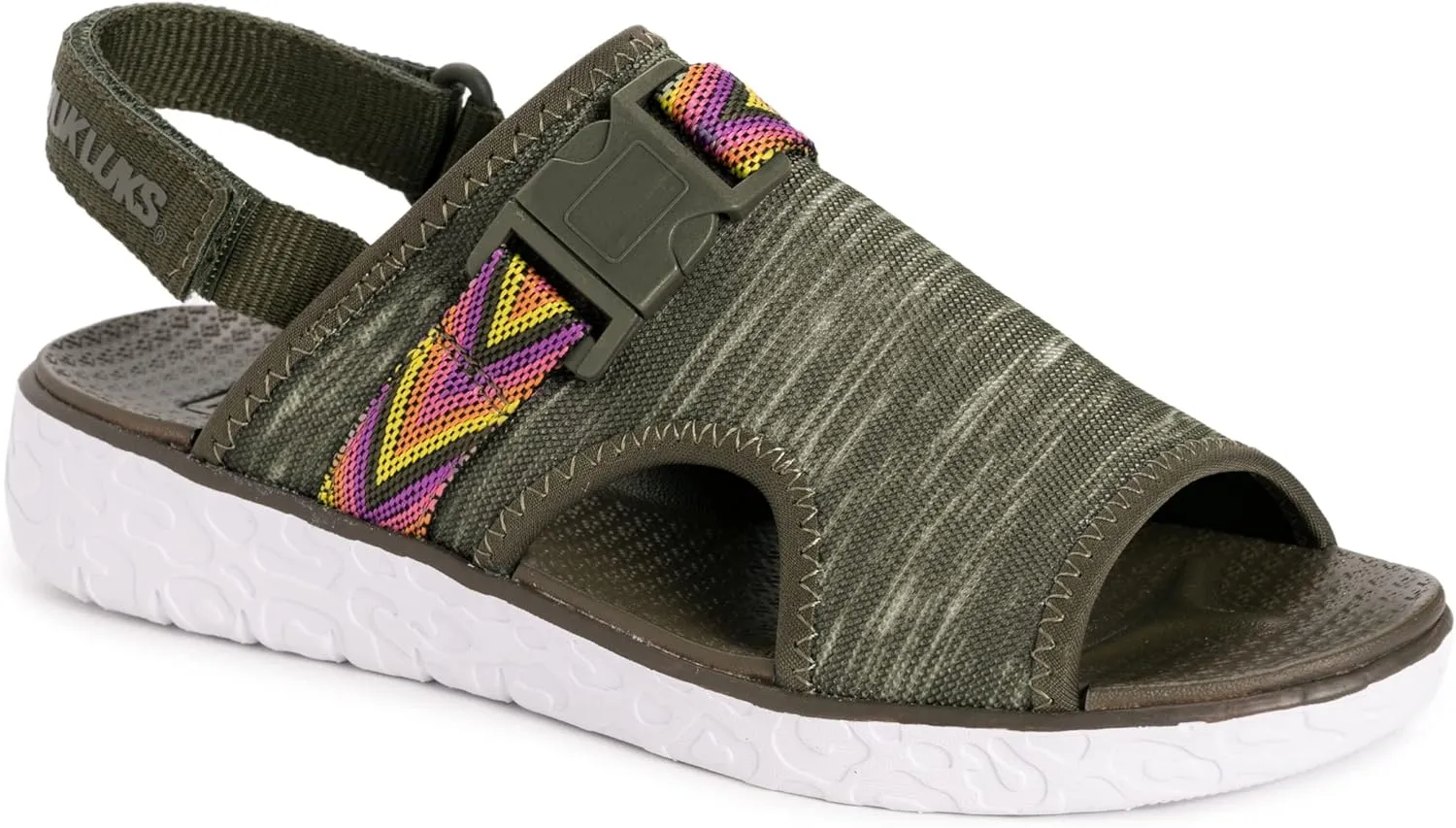 MUK LUKS Women's Boardwalk Parade Sandal