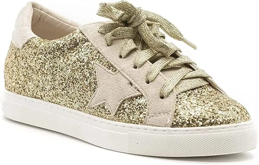 Multi-Fabric Lace-Up Fashion Sneaker