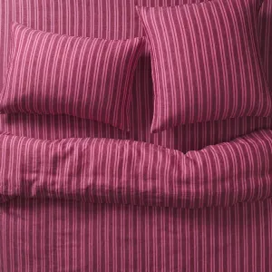 Nadine Linen Flat Sheet - Mahogany