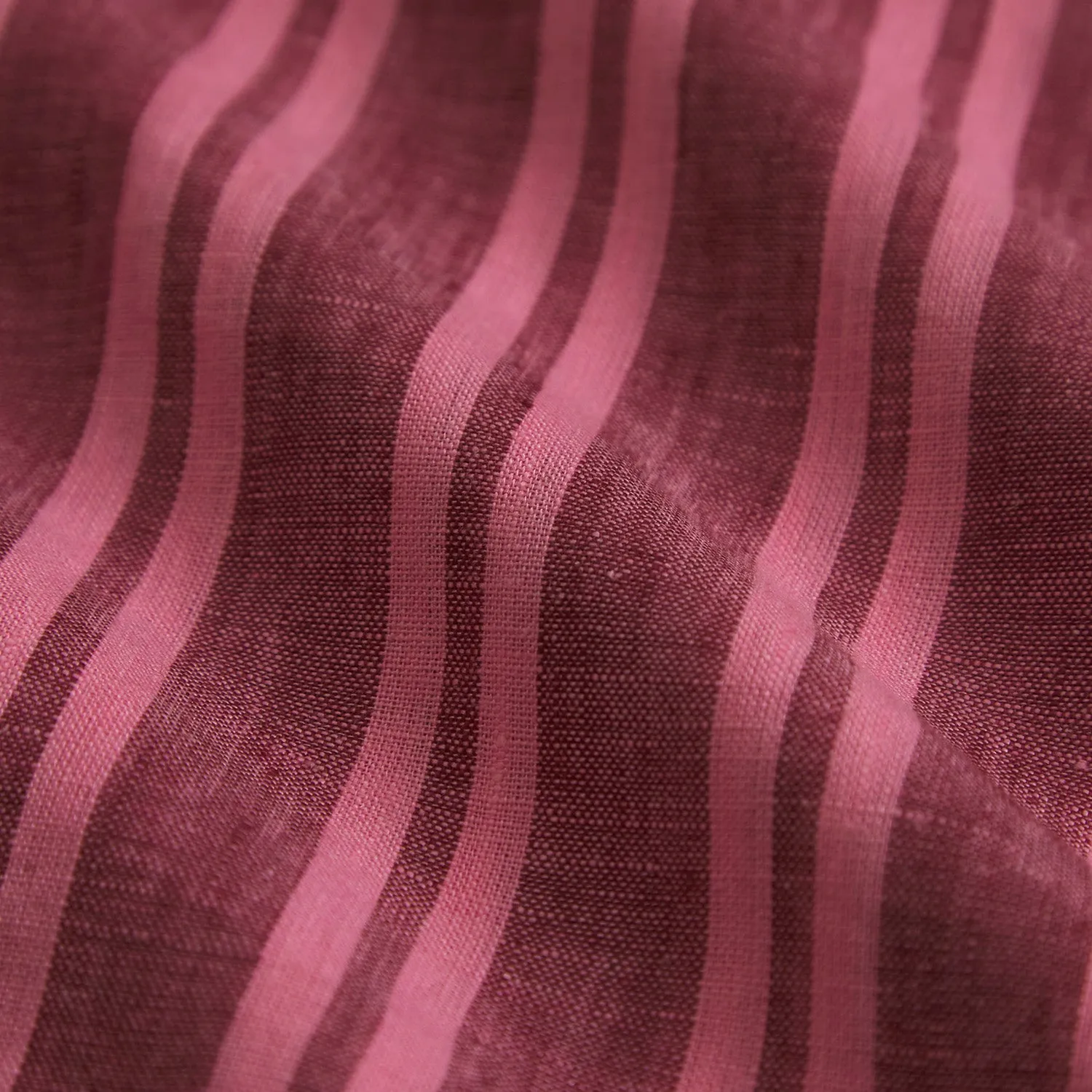 Nadine Linen Flat Sheet - Mahogany