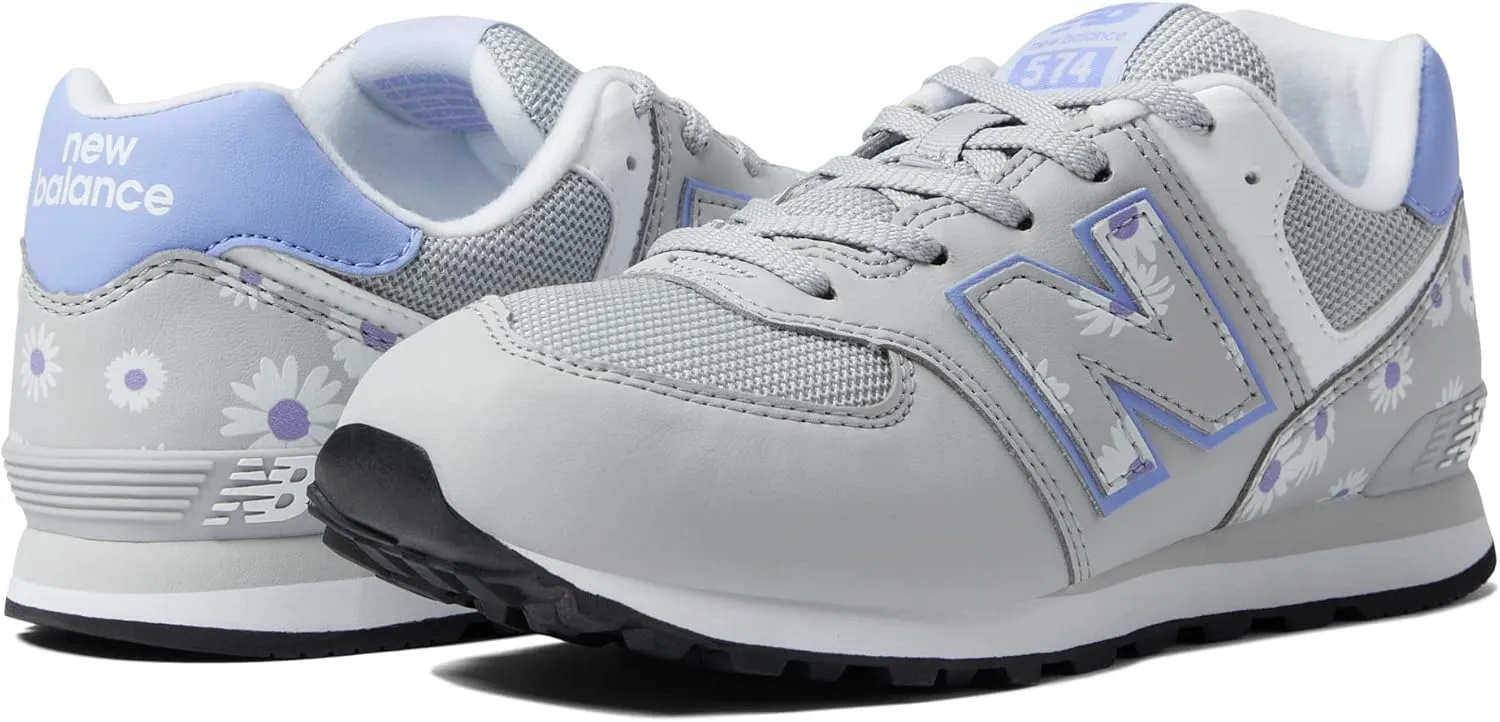 New Balance Unisex-Child 574 V1 Flower Power Lace-up Sneaker