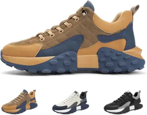New Men's Comfortable Orthopedic Sneakers - Waterproof, Breathable, Perfect for Men