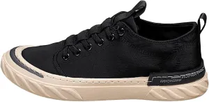 Non Slip Work Sport Shoes for Men Trendy Versatile Shoes Casual Versatile Canvas Arch Support Men's Leather Boots