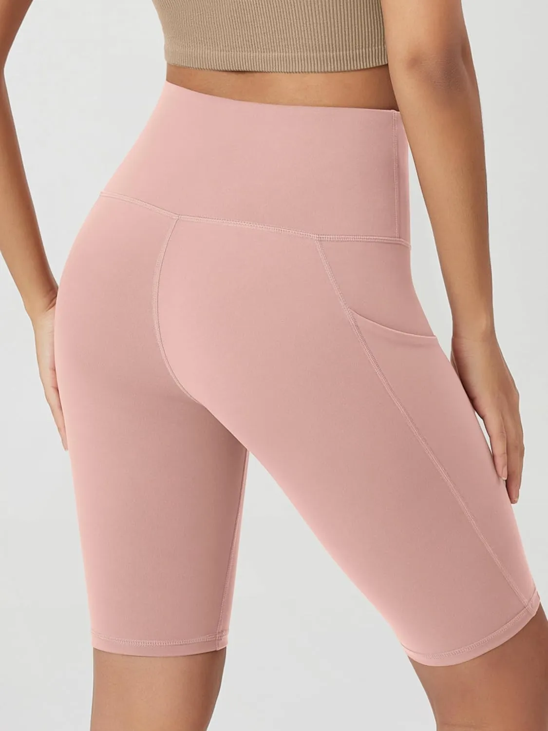 ODODOS Women's Tummy Control Biker Shorts 2.0 with Pockets High Waist Athletic Workout Yoga Shorts-3.5''/ 5"/ 8" / 10" Inseam