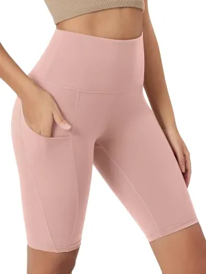 ODODOS Women's Tummy Control Biker Shorts 2.0 with Pockets High Waist Athletic Workout Yoga Shorts-3.5''/ 5"/ 8" / 10" Inseam