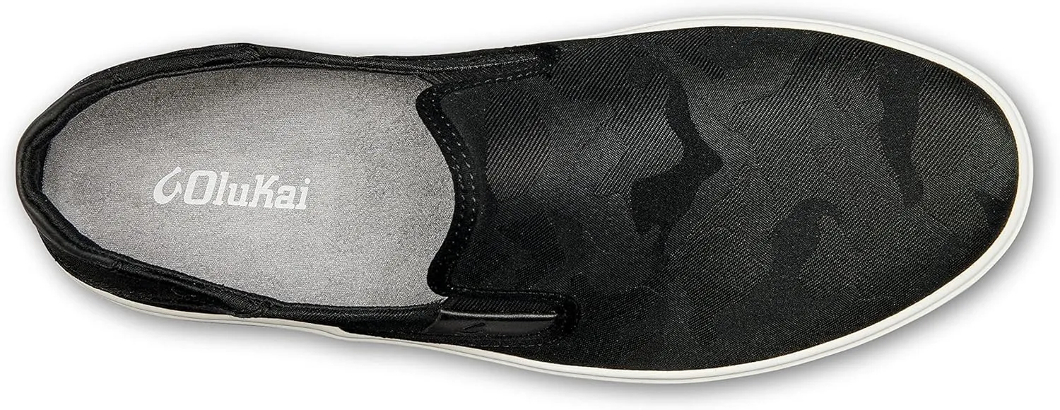 OLUKAI Lae'ahi Pa'i Men's Slip On Sneakers, Lightweight Barefoot Feel & Breathable All-Weather Shoes, Drop-in Heel & Comfort Fit