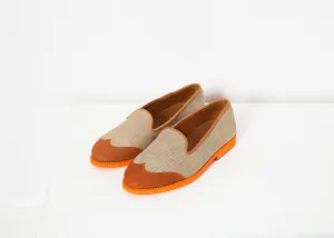 Orange in Wingtip Percentage-off Loafer Elegant