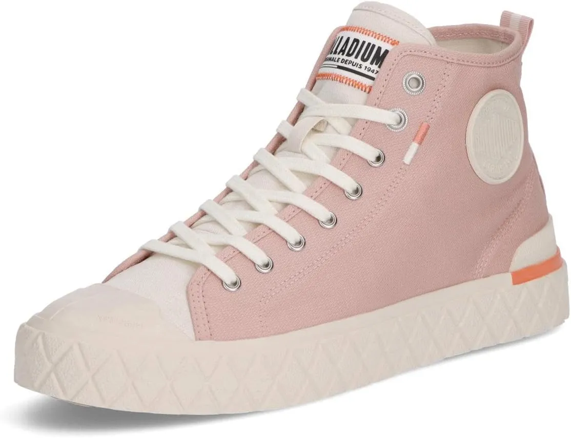 Palladium Unisex Palla Ace Mid Organic Canvas Lace Up Sneaker