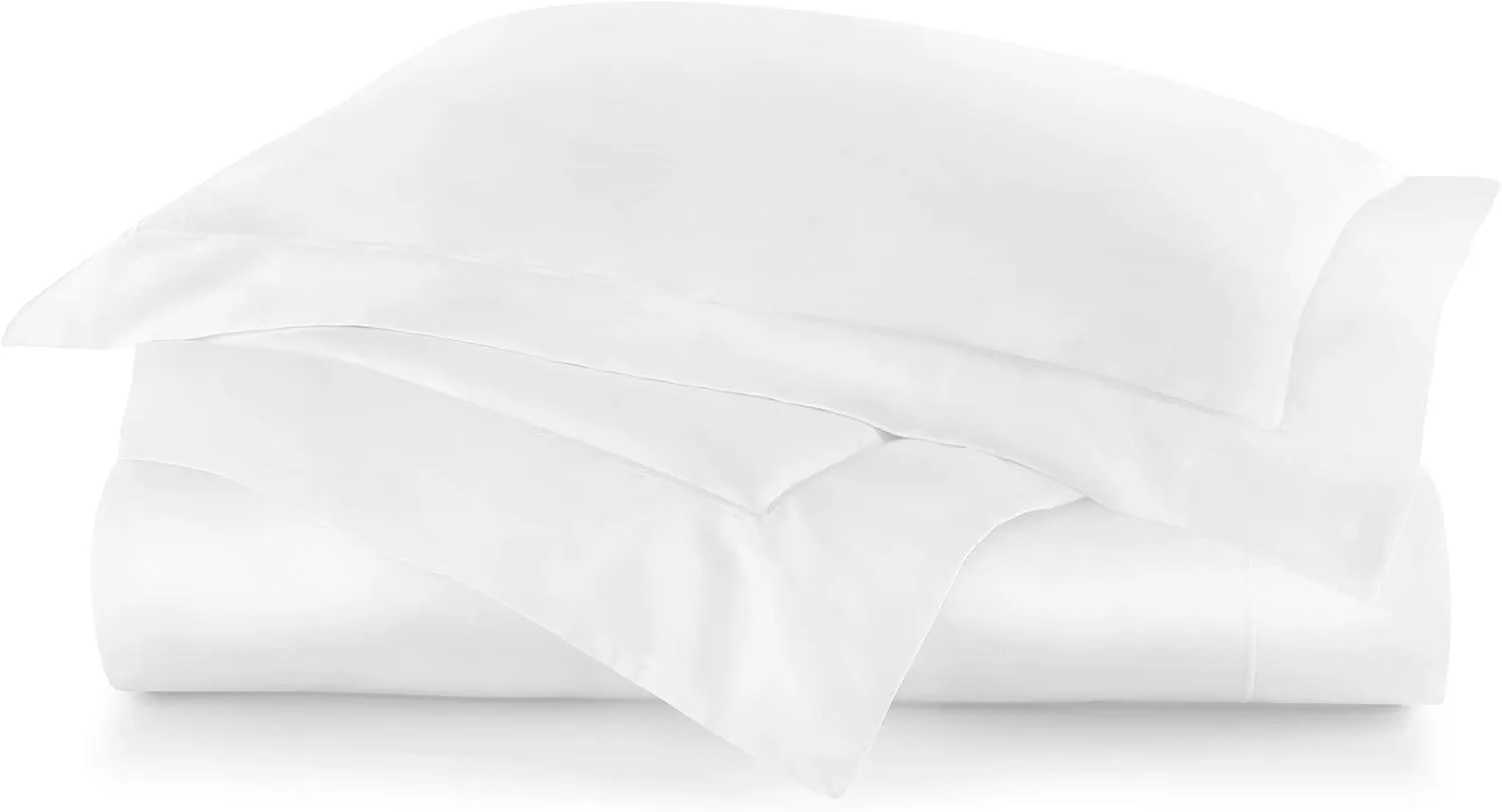 Peacock Alley Soprano Luxury Sateen Sheet Sets - 100% Long Staple Cotton, 420 Thread-Count, Soft and Smooth Sateen Weave - King, White