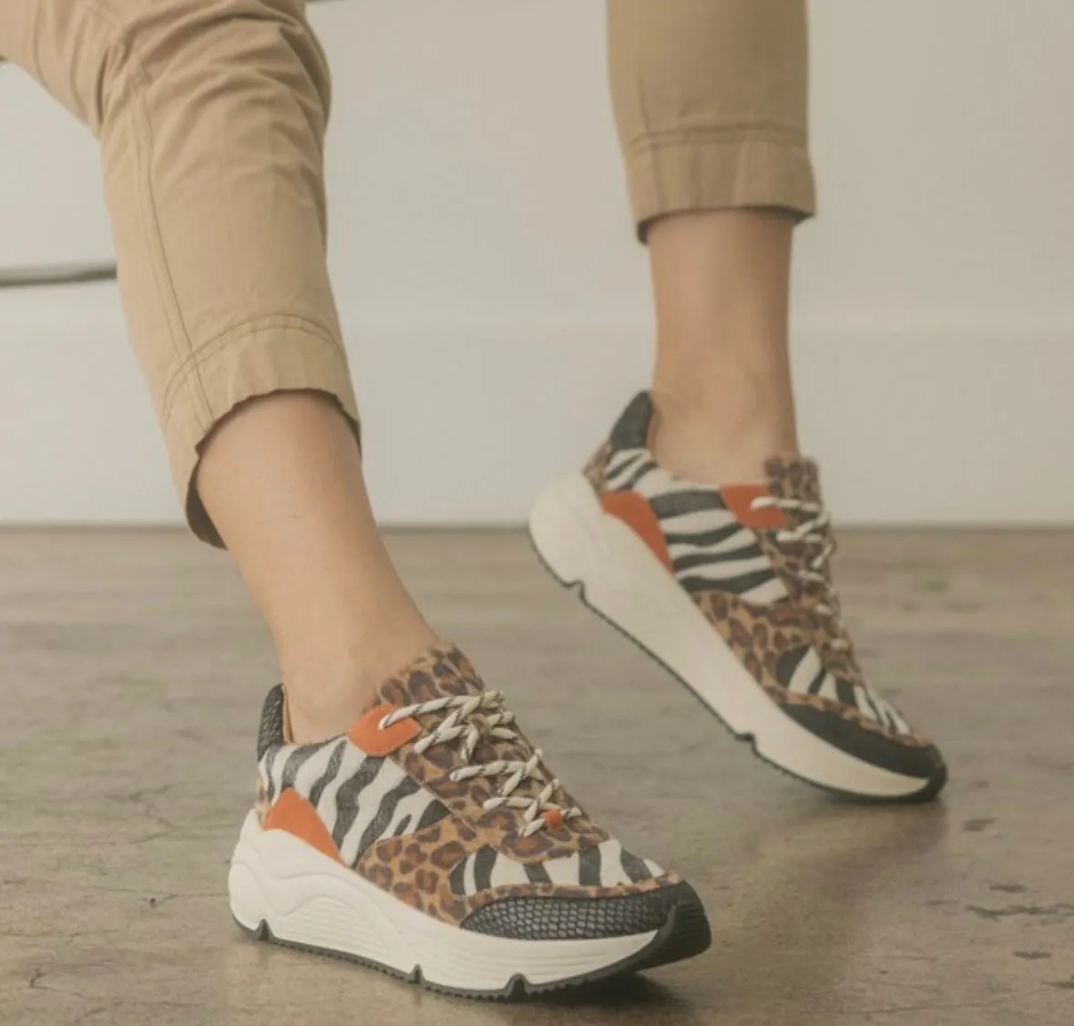 Penelope Animal Print Sneaker