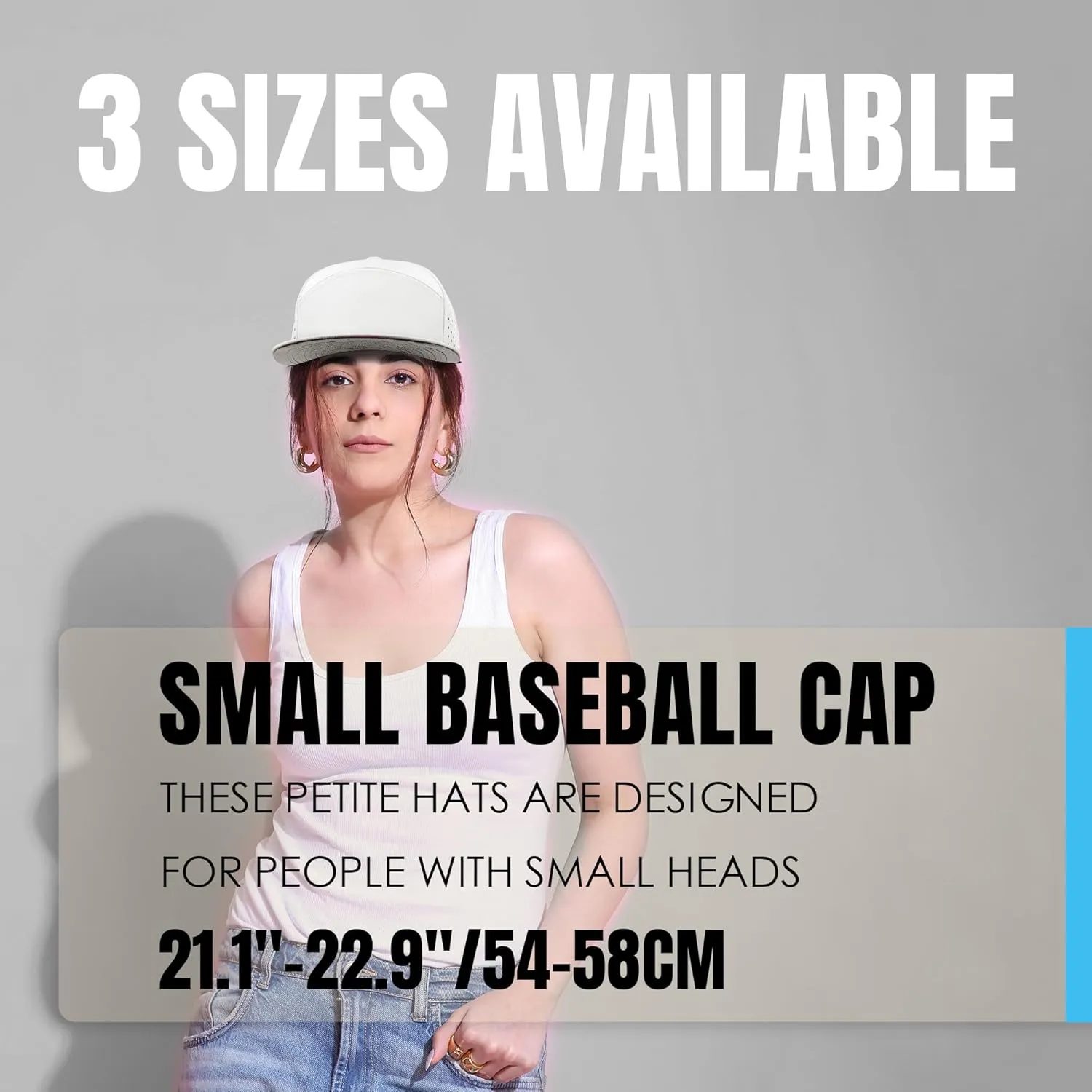 Performance Snapback Hats for Men Women,Flat Bill Cap,Golf,Running,Workout