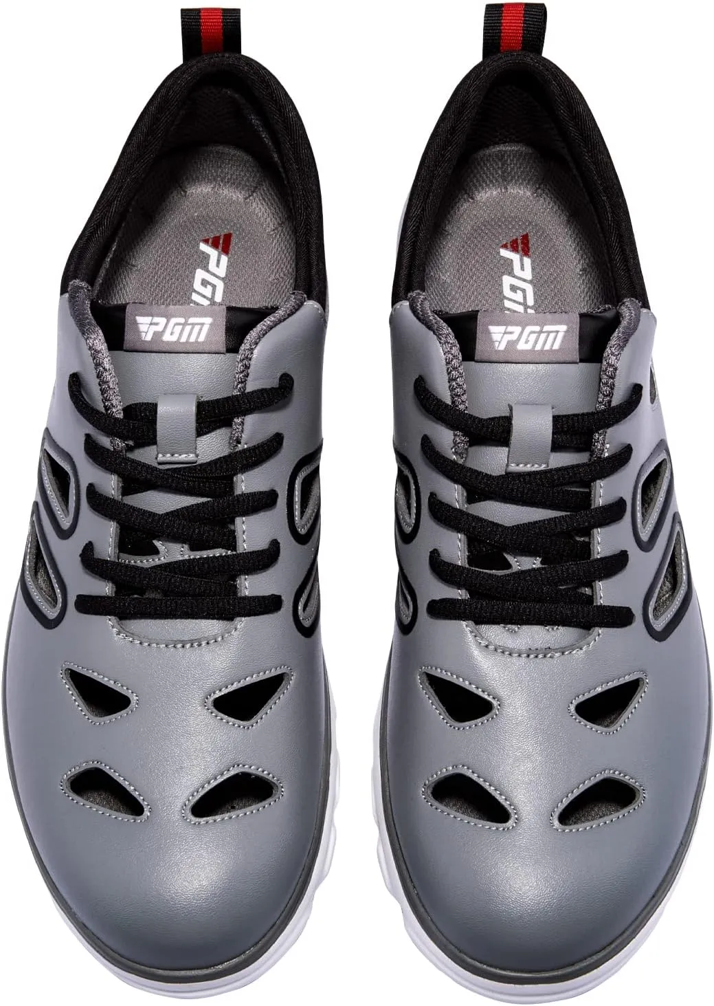 PGM Golf Shoes Mens - Summer Breathable Mens Golf Shoes Spiked - Golf Training Sport Sneakers Anti Slip Walking Footwears Outdoor
