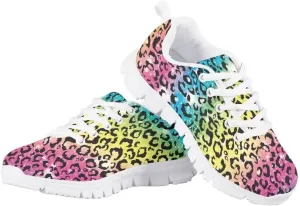PinUp Angel Cute Girls Sneakers Kids Comfortable Lightweight Tennis Shoes Breathable Sport Walking Shoes