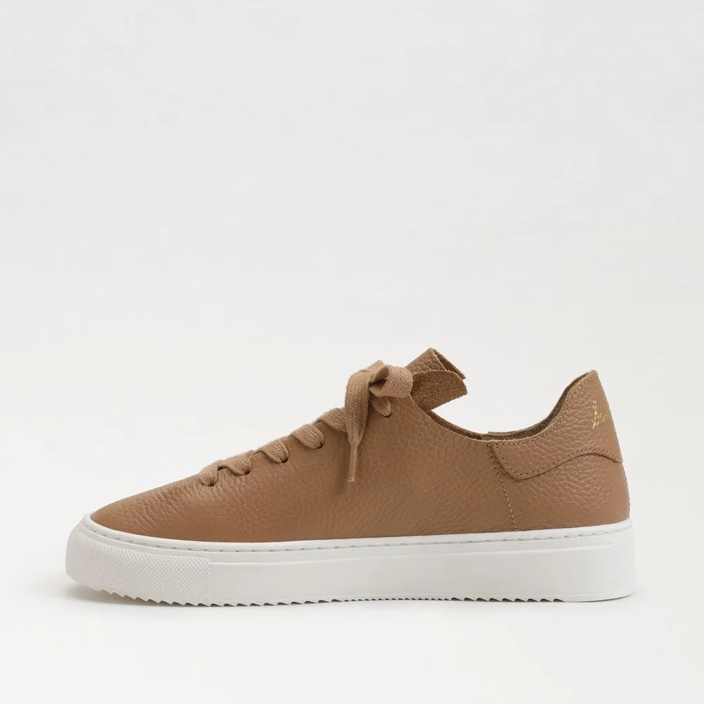 Poppy Lace Up Sneaker - Camel Leather