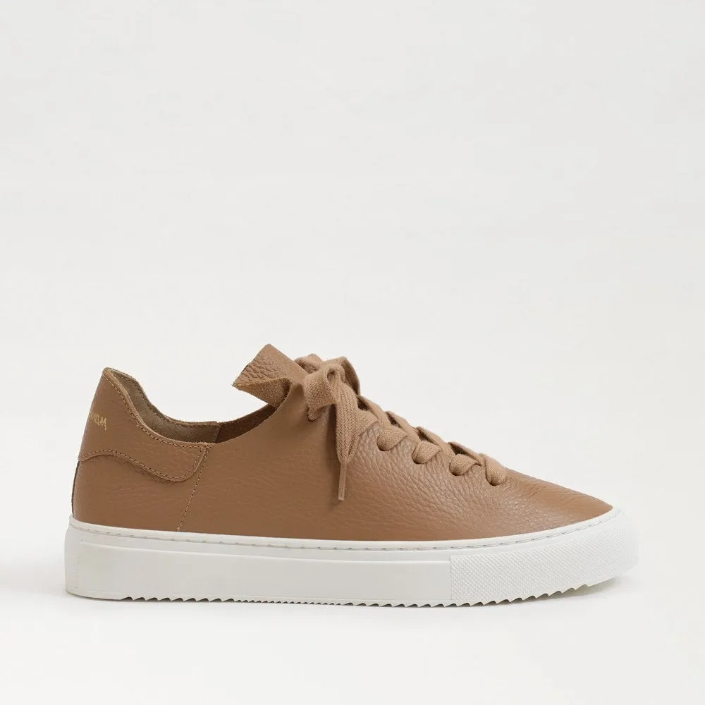 Poppy Lace Up Sneaker - Camel Leather