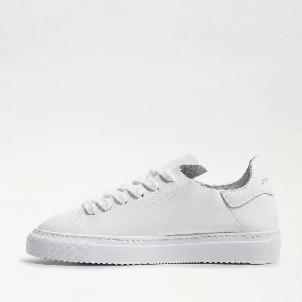 Poppy Lace Up Sneaker- White