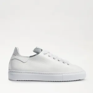 Poppy Lace Up Sneaker- White