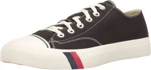 PRO-Keds Men's Royal Lo Lace Up Fashion Sneaker, Black Canvas, 6