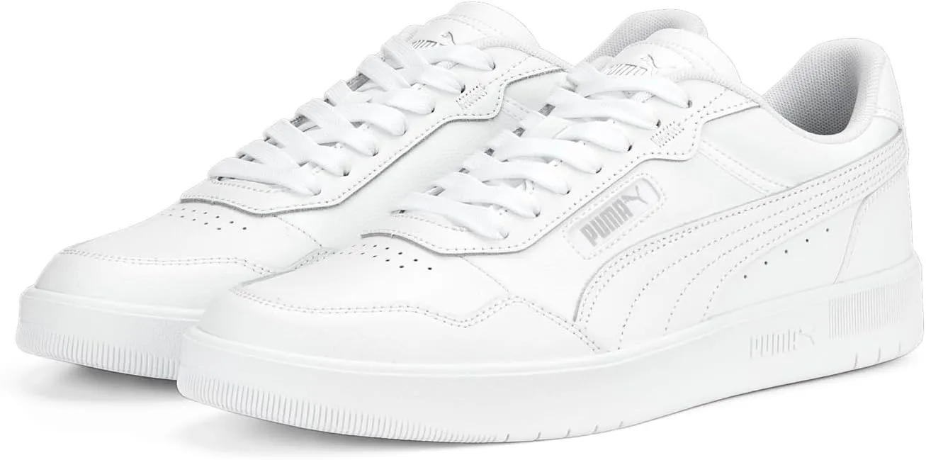 Puma Mens Court Ultra Lace Up Sneakers Shoes Casual - White