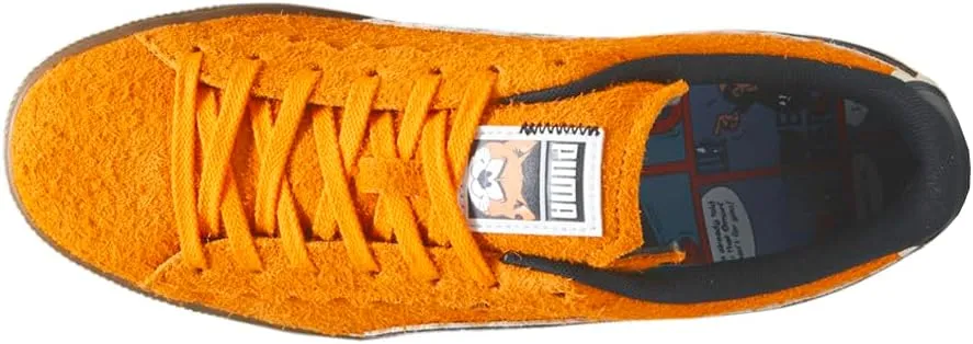 PUMA Mens The Smur X Suede Lace Up Sneakers Shoes Casual - Orange