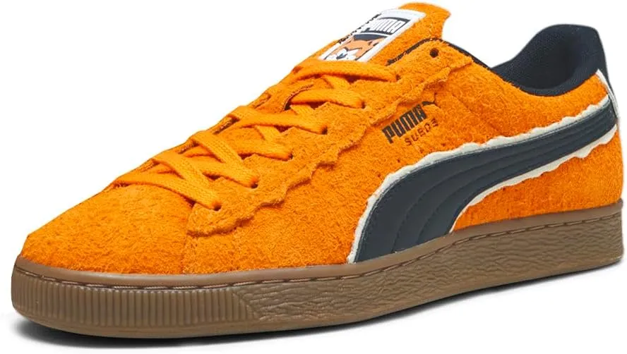PUMA Mens The Smur X Suede Lace Up Sneakers Shoes Casual - Orange
