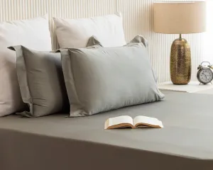 Quintessential Flat Sheet Pebble Green