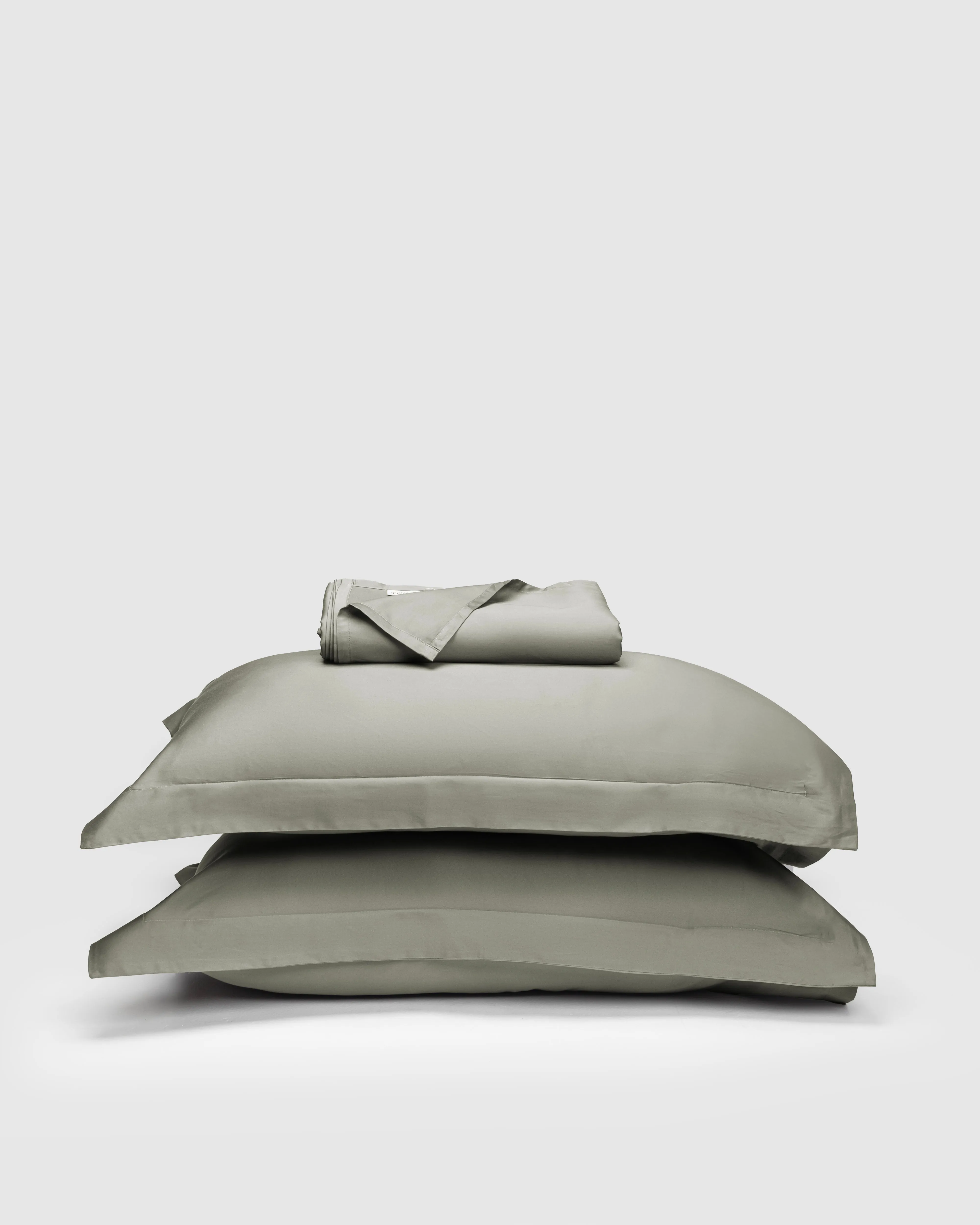 Quintessential Flat Sheet Pebble Green