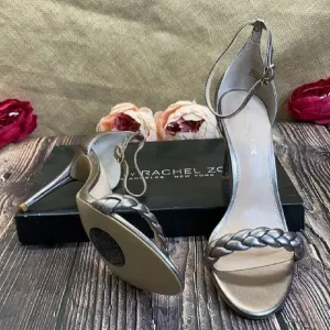 Rachel Zoe Ella Two-Piece Dress Sandals   Gold  9