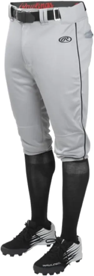 Rawlings | Launch Series Baseball Pants | Knicker Fit | Youth Sizes | Piped | Multiple Colors
