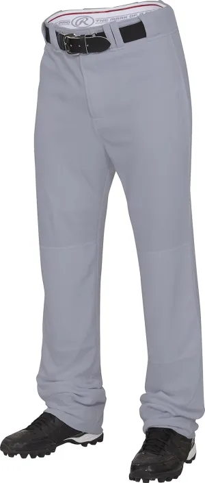 Rawlings PRO 150 Series Game Baseball Pant, Youth, Solid Color, Full Length, Unhemmed