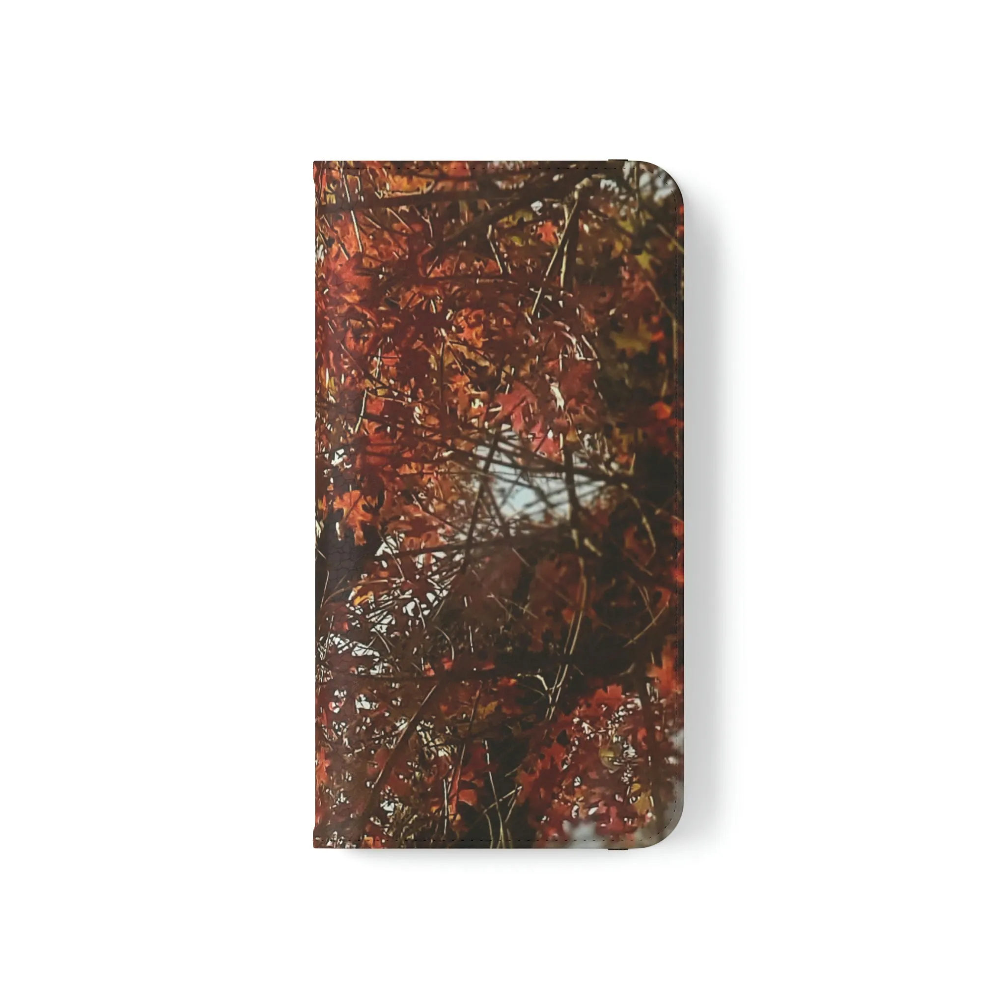Red Autumn Leaves | Folio Phone Case | High Bloom Collection | Life By Ortavia
