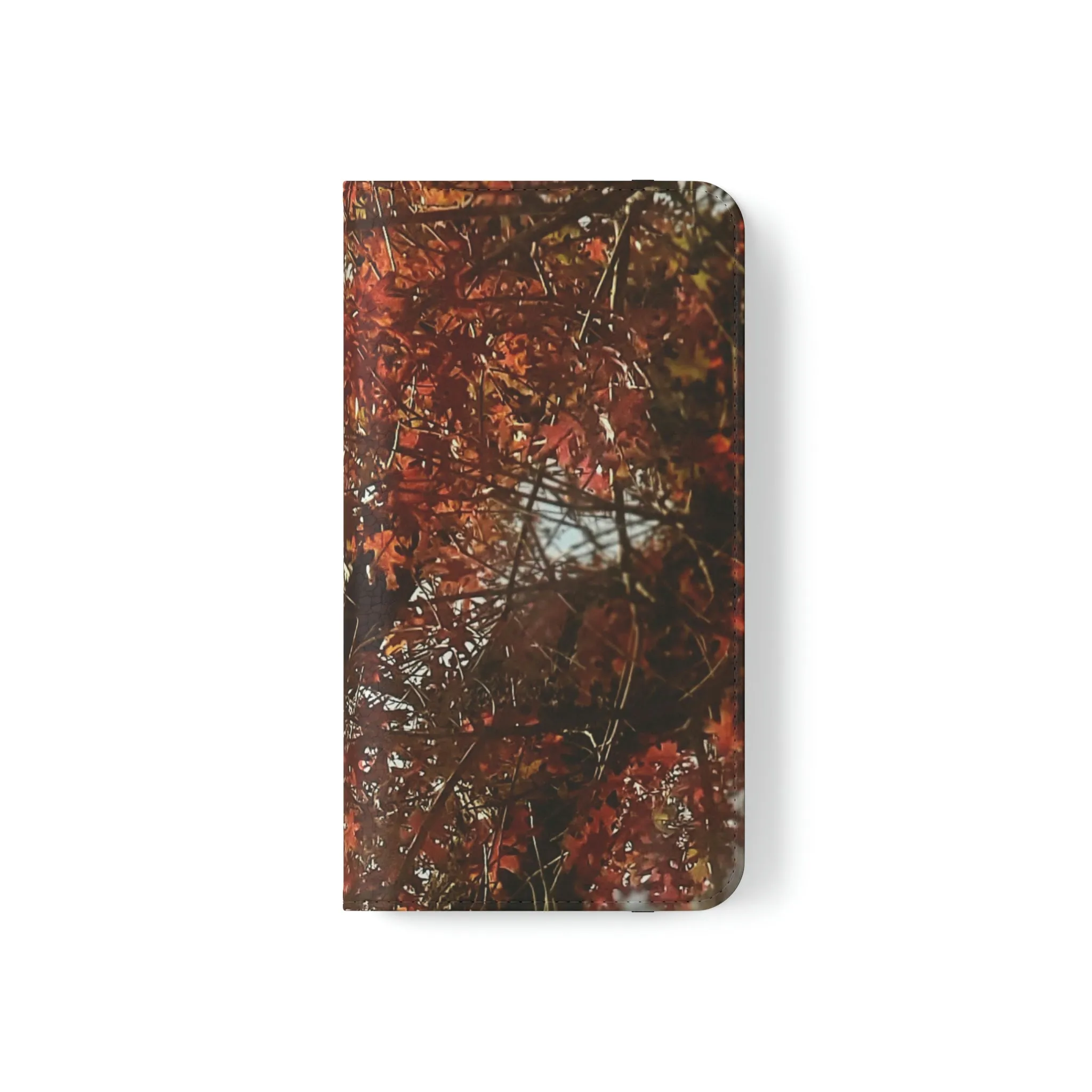 Red Autumn Leaves | Folio Phone Case | High Bloom Collection | Life By Ortavia