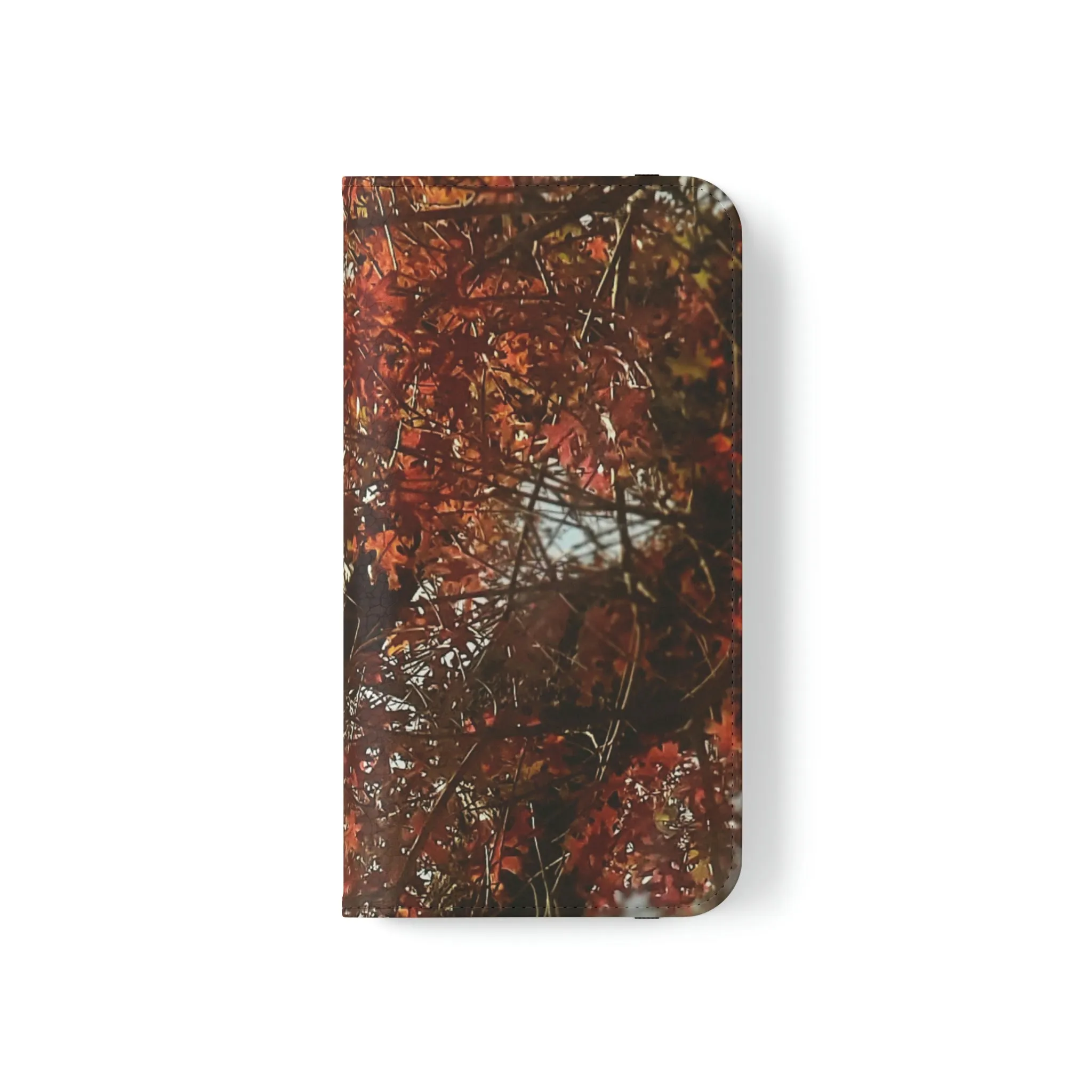 Red Autumn Leaves | Folio Phone Case | High Bloom Collection | Life By Ortavia