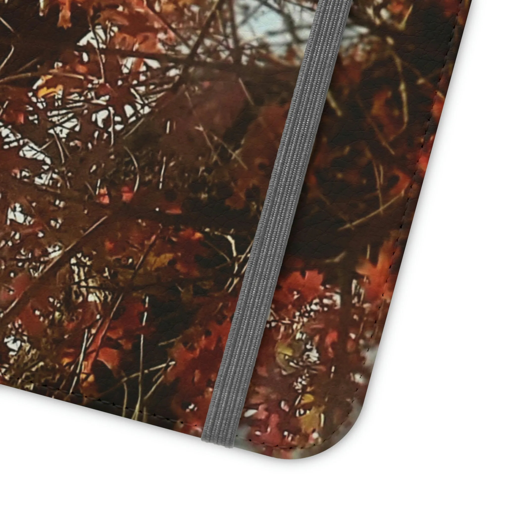 Red Autumn Leaves | Folio Phone Case | High Bloom Collection | Life By Ortavia