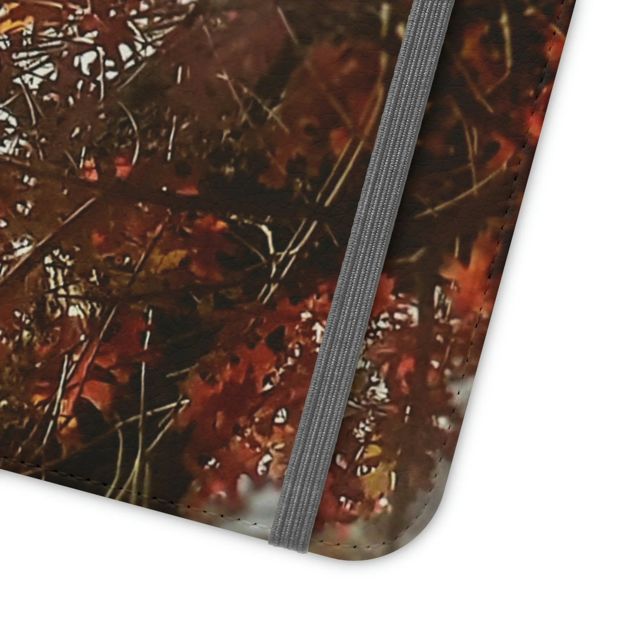 Red Autumn Leaves | Folio Phone Case | High Bloom Collection | Life By Ortavia